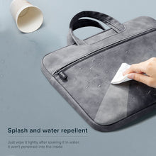 Load image into Gallery viewer, Portable Laptop Bag Handbag Sheepskin PU Waterproof Protective Cover 13.3 / 14 / 15.4 / 15.6 inch Computer Storage Bag Shockproof Notebook Cover
