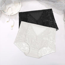 Load image into Gallery viewer, 2PCS/Set M-3XL Seamless Floral Lace Panties Women Lingerie Female Underwear Sexy V-Waist Underpant Girls Intimates Panty
