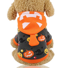 Load image into Gallery viewer, Halloween Cartoon Pumpkin Witch Print Pet Vest Cat Small Dog Costume
