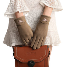 Load image into Gallery viewer, Symbol New Women's Thickened Rabbit-like Plush Cute Warm Touch Screen Gloves
