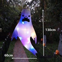 Load image into Gallery viewer, LED Halloween Ghost Outdoor Light Festival Dress Up Skeleton Horror Hanging Glowing Halloween Party Decor
