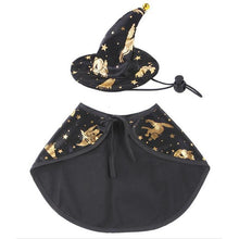 Load image into Gallery viewer, Halloween Pet Dog Cat Wizard Cloak Suit Creative Cape Cap Cloak Costume
