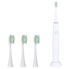 Load image into Gallery viewer, Q-Gleam Electric Toothbrush Rechargeable Toothbrush Sonic Cleaning With Timer 4 Modes 3 Brush Heads

