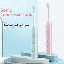 Load image into Gallery viewer, Sonic Electric Toothbrush USB Rechargeable Adult IPX7 Waterproof Replacement Head Teeth Whitening Timer Smart Brush
