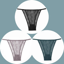 Load image into Gallery viewer, 3PCS/Set Sexy Low-waist Briefs Female Underpants Panty Breathable Women Lingerie Intimates S-XL Transparent Lace Women Panties
