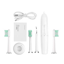 Load image into Gallery viewer, 5 Modes 3200rpm/min Sonic Electric Toothbrush Dental Scaler Calculus Remover Oral Care Tool USB Charge +Intelligent Touch Switch+ Bracket  + 4 Heads
