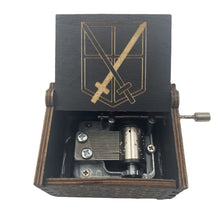 Load image into Gallery viewer, Attack On Titan Wings of Liberty Scout Regiment Theme Handmade Engraved Wooden Music Box Crafts Cosplay
