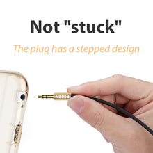 Load image into Gallery viewer, Car AUX 3.5mm Audio Cable Male to Male Microphone Audio Cable for Laptop Computer Phone Speaker Audio Power Amplifier

