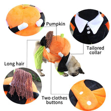 Load image into Gallery viewer, Solu Pet Pumpkin Costume Halloween Funny Pet Pumpkin Costume Pet Role Play Special Event Costume Cute Design
