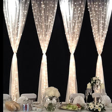 Load image into Gallery viewer, Curtain Fairy Lights String Light 8 Modes with Remote Control Christmas Party Wedding Light Decoration Lights USB Powered(3x1M/3x2M/3x3M))

