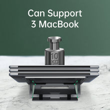 Load image into Gallery viewer, 6-Gear Laptop Stand 10KG Load-bearing Aluminum Alloy Lifting Stand Holder Portable Foldable Non-Slip Notebook Stand for 11-15.6 inch Laptop

