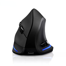 Load image into Gallery viewer, Vertical Wireless Mouse Game Rechargeable Ergonomic Mouse RGB Optical USB Mice For Windows Mac 2400 DPI 2.4G
