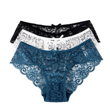 Load image into Gallery viewer, 3 Pcs/Lot Women Sexy Lace Panties Sexy Briefs S To XL Underewear
