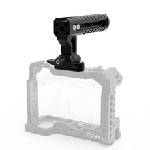 Load image into Gallery viewer, DSLR Top Camera Handle Aluminum Functional Grip Hot Cold Shoe Cheese Handle Cage Handle For A7iii A73 Cage Monopod

