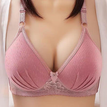 Load image into Gallery viewer, Underwear Ladies Big Size 3/4 Cup Lace Push Up Bra Women Bralette Bras Large Cup
