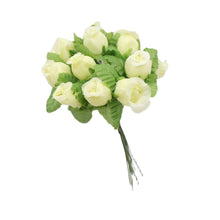 Load image into Gallery viewer, 12pcs Mini Artificial Flower Silk Rose Flower Bouquet for Wedding Party Home Decoration DIY Wreath Scrapbook accessories
