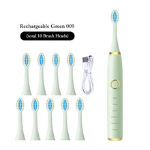 Load image into Gallery viewer, Sonic Vibrative Smart Electric Toothbrushes IPX7 Waterproof for Adults Smart Timer Rechargeable Whitening Toothbrush
