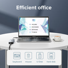 Load image into Gallery viewer, Ethernet Adapter USB 2.0 100Mbps Ethernet with 3 Ports HUB Converter 5 in 1 Ethernet HUB Splitter Portable Extension Data Hub Support PS4 PS5 Switch
