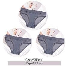 Load image into Gallery viewer, Women Low Waist Panties M-XL Ladies Briefs Female Underwear Fashion Lingerie Transparent Mesh Underpants
