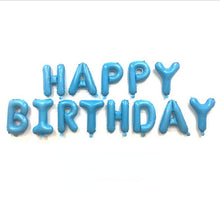 Load image into Gallery viewer, Christmas Hardcover 16-Inch English Birthday Letter Balloon Set Children Full-Year Birthday Decoration Scene Layout Balloon
