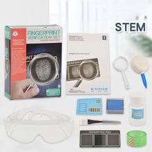 Load image into Gallery viewer, Children's Fingerprint Identification Scientific Experiment Set Educational Student Physical Chemistry Stem Science and Education Equipment Model Toy
