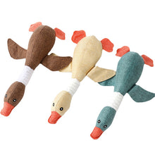 Load image into Gallery viewer, Sounding Denim Linen Goose 31cm Artificial Dog Dog Toy Big Yan Nanfei Pet Toy
