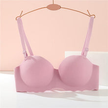 Load image into Gallery viewer, Bra Women 1/2 Cup Bras Soft Wireless Bralette Breathable Underwear Candy Color Bras Female Lingerie
