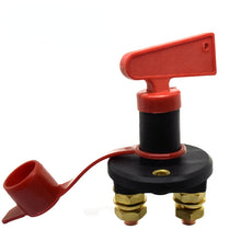 Load image into Gallery viewer, Car Battery Power Switch Disconnect Isolator Circuit Breaker Main Switch Kill Cut-off Switch Insulated Rotary Switch Key Truck

