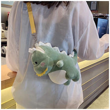 Load image into Gallery viewer, New Korean Parent-child Backpacks Little Dinosaur Bag Cartoon Cute Girl Satchel Cute Dinosa Toy Backpack Crossbody Bag
