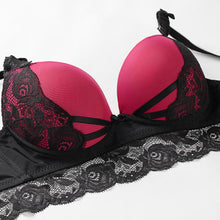 Load image into Gallery viewer, Women Sexy Lace Underwear Push Up Bras Plus Size B C Cup Brassiere Female Bralette Sutian Feminino Ropa Mujer
