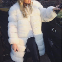 Load image into Gallery viewer, Women'S Fashion Faux Fur Long Coat Autumn And Winter Casual Warm Jacket
