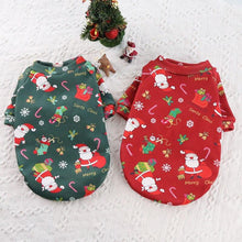 Load image into Gallery viewer, Christmas Dog Clothes for Small Dogs Jacket Santa Claus Printing Warm Dog Costume Coat Hoodies French Bulldog Ropa Para Perro
