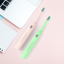 Load image into Gallery viewer, Ultrasonic Electric Toothbrush USB Rechargeable Soft Bristles Adult Children's Toothbrush
