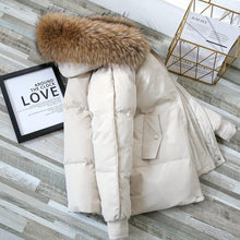 Load image into Gallery viewer, Large Size Women Winter Warm Short Down Cotton Coat Loose Casual Hooded Jacket Outwear
