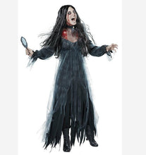 Load image into Gallery viewer, Halloween Horror Ghost Bride Zombie Costume Game Suit Bar Stage Vampire Demon Costume
