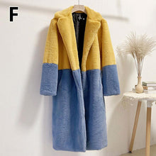 Load image into Gallery viewer, Women Mid-Length Winter Cardigan Loose Jacket Mink Velvet Teddy Coat Faux Fur Suit Collar Outerwear
