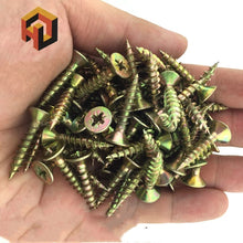 Load image into Gallery viewer, 20 pcs Cross head self - tapping screw dry wall nail with hard flat head wood screw fiber nail m3 m4 m5 Screws
