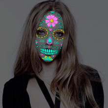 Load image into Gallery viewer, halloween temporary tattoos Luminous Skeleton Stickers Child Kid Makeup Fake Tattoos Glow Paste on Face Children Body Decoration
