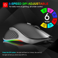 Load image into Gallery viewer, USB Wired Gaming Mouse Computer Gamer 6400 DPI Optical Mice for Laptop PC Game Mouse upgrade X7
