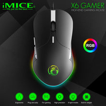 Load image into Gallery viewer, USB Wired Gaming Mouse Computer Gamer 6400 DPI Optical Mice for Laptop PC Game Mouse upgrade X7
