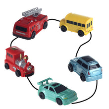 Load image into Gallery viewer, magical track toys inductive tank car model car robot penguin following by line you draw intelligence development kid's toy

