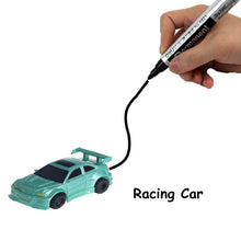 Load image into Gallery viewer, magical track toys inductive tank car model car robot penguin following by line you draw intelligence development kid's toy
