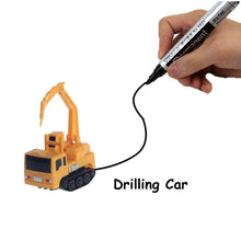 Load image into Gallery viewer, magical track toys inductive tank car model car robot penguin following by line you draw intelligence development kid's toy
