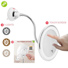 Load image into Gallery viewer, Makeup Vanity Mirror With 10X Lights LED Magnifying Mirror Cosmetic Mirrors Light Magnification LED Make up Mirrors Grossissant
