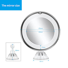 Load image into Gallery viewer, Makeup Vanity Mirror With 10X Lights LED Magnifying Mirror Cosmetic Mirrors Light Magnification LED Make up Mirrors Grossissant
