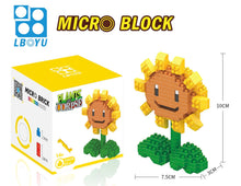 Load image into Gallery viewer, mini building blocks Toys Diamond Granules assembled building blocks  Plant cartoon Zombies gifts
