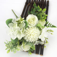 Load image into Gallery viewer, Pink silk hydrangeas artificial flowers wedding flowers for bride hand silk blooming peony fake flowers white home decoration
