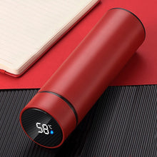 Load image into Gallery viewer, smart digital water bottle keeps cold and heat thermal bottle Stainless Steel Thermos for baby children kids terms
