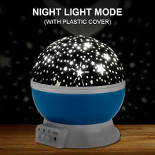 Load image into Gallery viewer, Children Bedroom LED Night Light Baby Lamp Decor Rotating Starry Projector Table Lamp
